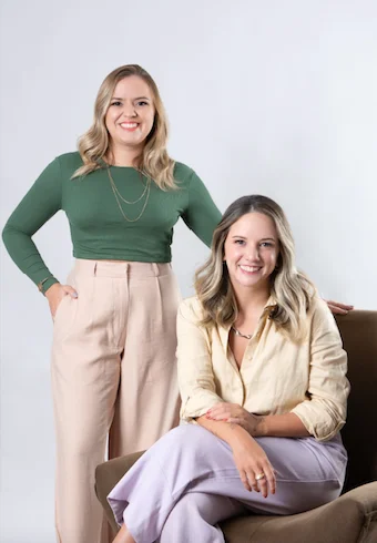 Isadora Morato e Helena Soares, psicólogas e fundadoras do Transborda